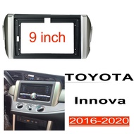 Car Stereo 2din Panel Fascia for TOYOTA Innova 2006-2020 9 inch Android Car Radio Fascia