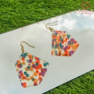 8Planets beach color block earrings
