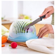Salad Cutter Bowl Wave Shape Easy Salad Maker Tools Fruit Vegetable Chopper