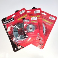 OSAKI (420) สเตอร์หน้า-หลัง สเตอร์เลส KAWASAKI KSR,Z125 อะไหล่ทดแทน พร้อมเปลี่ยน ทนทาน แข็งแรง สินค้