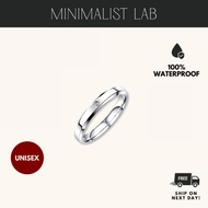 MINIMALIST LAB Titanium Auri Eternal Diamond Ring | Cincin Auri Berlian Titanium