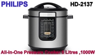 Philips HD2137 Viva Collection All-In-One Pressure Cooker 6 Litres 1000W