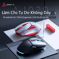 AJAZZ AJ039 Gaming Mouse Wireless 2.4G Bluetooth Tri-mode Mouse PAW3212 Ergonomic Customized PC Lapt