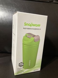 長榮海 康寧 Snapware  陶瓷不鏽鋼真空保溫雙飲隨行杯