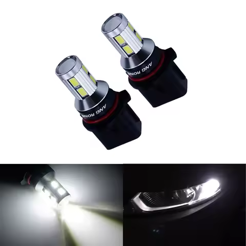 ANGRONG 2x P13W 9 SMD LED Bulb Fog Lamps Daytime Running Light DRL For Audi A4 B8 Q5 Chevrolet Camar