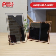 A4 Acrylic Frame - Acrylic Frame Standing Photo Holder/ Acrylic Mirror Outline Acrylic Frame/