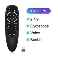 🔥 ขายร้อน🔥 Smart Voice Remote Control Wireless Air Fly Mouse 2.4g G10 G10s Pro Gyroscope Ir Learning Compatible For Android Tv Box