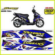 ▪ ☪ Suzuki skydrive striping / skydrive variation / sky drive decal