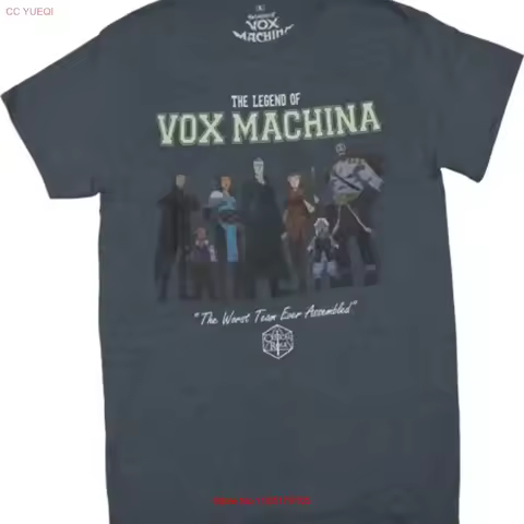Vox Machina New Adult T Shirt Cast Worst Team Ever Assembled vintage Washed Soft Unisex Slightly des