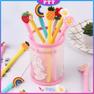 Pena Gel Karakter 3D Lucu Pulpen Karakter Kartun Buah 0.5mm Pen Cute Student Japanese Alat Tulis Kan