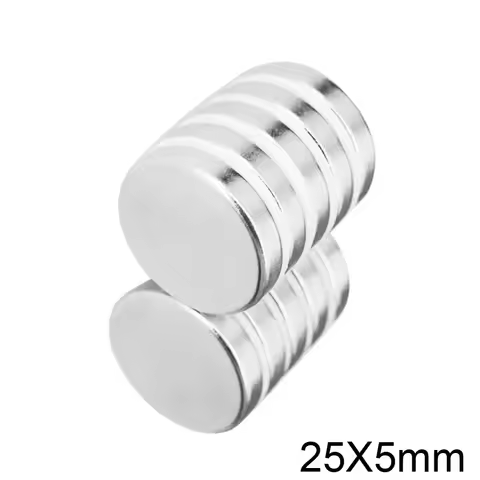 25x5mm Powerful Magnets Strong Disc Magnets For Fridge, DIY, Building, Scientific, Craft, Education 