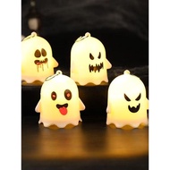 Halloween Ghost Pumpkin Lantern Creative Cartoon Grimace Shape Lantern Ghost Festival Party LED Nigh