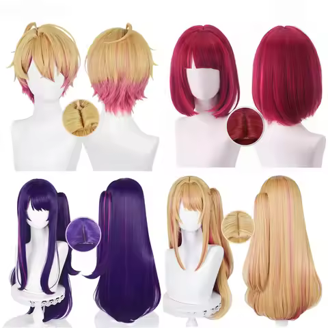 Oshi no Ko Cosplay Wig Hoshino Ai Hoshino Ruby Hoshino Akuamarin Arima Kana Cosplay Wig Heat Resista