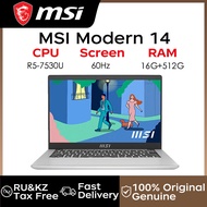 ❁MSI Laptops MSI Modern 14 AMD Ryzen 5-7530U 16GB DDR4 M.2 SSD 14\" 180° Opening &amp; Closing suppo ✣❃