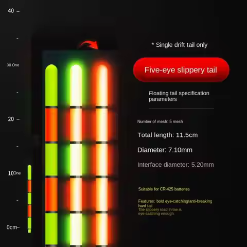 1pc Sensor Color Change LED Fishing Smart Float Top Super Bright Luminous Electronic Floats Buoy Ult