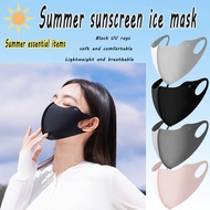 【Sunscreen Mask】 Adult Summer Ice Silk Sunscreen Mask Adult Summer Ice Silk Sunscreen Mask Resist UV Rays Quickly Ship