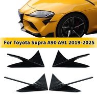 For Toyota Supra A90 A91 2019-2025 Car Front Bumper Hood Side Spoiler Air Vent Trim Fender Cover Sti