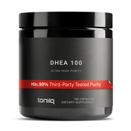 Toniiq Ultra High Strength DHEA 100mg Supplement for Men - 99%+ Highly Purified and Bioavailable Mic