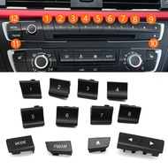 HB Car Dashboard Radio CD Player Button Digital Switch Control Buttons Cover Trim For BMW M3 M4 F20 