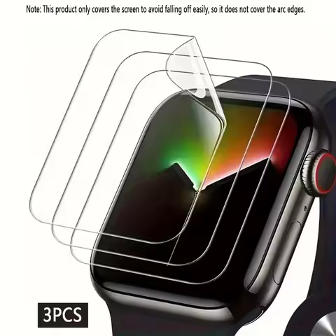 3Pcs HD Clear Hydrogel Film For Apple Watch Series 11 10 42mm 46mm Screen Protector For IWatch 1st 2