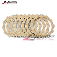 8xPCS Motorcycle Friction Clutch Plates For Suzuki DR650SE DR 650 SE DR650 1996-2019 DR750S DR 750 S