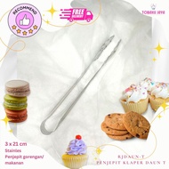 STAINLESS STEEL FOOD TONGS / STAINLESS STEEL FRYING TONGS / QUALITY LEAF FOOD TONGS