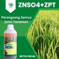 pupuk cair tanah asem obat tanaman padi merah Pupuk ZnSO4 Cair plus ZPT Zn Cair Mikro Zink Fertilizer ± 500 Ml