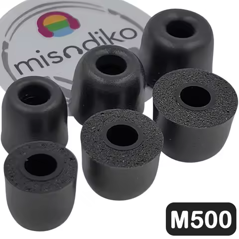 misodiko M500 Memory Foam Earbud Tips Compatible with Sennheiser CX 200 300/ Jaybird X4 X3 X2 Freedo