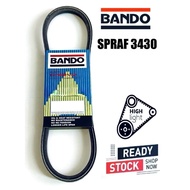 SPRAF 3430 Bando Fan Belt Auto Tension (maintenance free) Tali Kipas Kereta