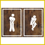 ☽ ❀ ⊕ CR / Toilet / Bathroom Signages / Comfort Room
