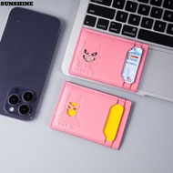 SUNSHINE Batman ID Card Holder, PU Leather Waterproof Driver License Cover, Cartoon Multiple Card Sl