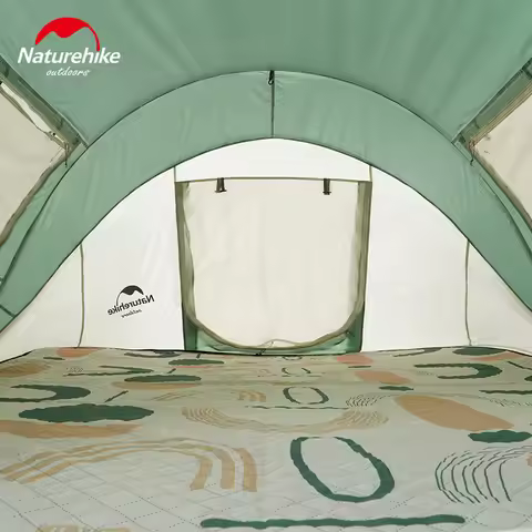 Naturehike Popup Automatic Tent Large Space 210T Polyester Camping Outdoor Tourist One-touch Tent 3-