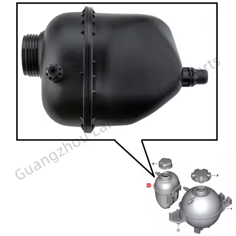 17138610661 Coolant Expansion Overflow Tank For 2018-2025 BMW X3 X5 X6 X7 G01 F97 G05 G06 G07 G09 M4