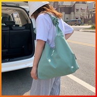 ganzha3965 Lululemon Nylon Cloth Tote Bag Messenger Female Large Capacity Shoulder bag 8636 High Qua