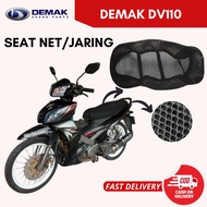 DEMAK SEAT NET MOTOR - DV110 DV 110 SEAT NETT BLACK HITAM JARING SARUNG KUSYEN SEAT COVER NETT UNIVE