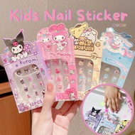 (ES) E777 SANRIO MOTIF CHILDREN'S FAKE NAIL BOX | SANRIO NAIL STICKER | CUTE FAKE NAILS | SANRIO COU