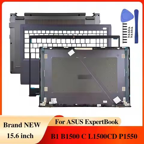 For ASUS ExpertBook B1 B1500 C L1500CD P1550 Laptop Case Notebook LCD Back Cover Front Frame Hinges 