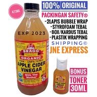 [PROMO FREE TONER] BRAGG Apple Cider Vinegar Apple Cider Vinegar/ 473ml ORIGINAL USA
