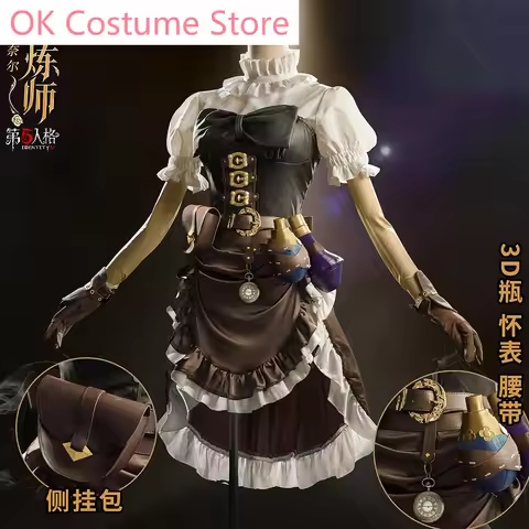 Identity V Vera Nair Perfumer Game Suit Gorgeous Uniform Cosplay Costume Halloween Party Role Play O