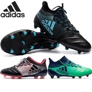 Adidas X leather 17.1 FG ‌Kasut Bola Soccer shoes Football FG Paku Panjang Kulit Premium Sesuai Perl