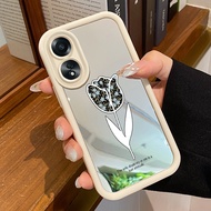 HP Casing OPPO A58 4G A78 4G A58 5G A78 5G A58x 5G A1x 5G A2x 5G Case Flower Pattern Casing on Branc