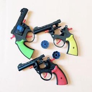 【立減20】塑料砸炮槍火炮子紙炮槍左輪玩具懷舊兒童玩具槍砸響炮不可發射