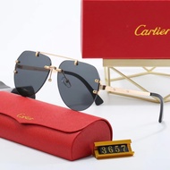 CARTIER New Fashion Trend Luxury Full for Men and Women Sunglasses Female Camping Driving Glasses Fa