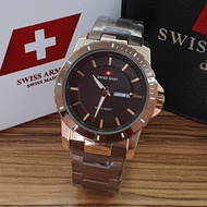 Jam Tangan Pria Swiss Army Automatic Date-100% Original-Jam Tangan Swiss Army Original Asli Fitur Ta