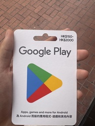 Google Play 禮品卡增值卡 內有800