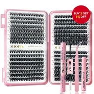 640pcs 30/40/50/60d eyelash sticker book 10-16mm DIY connected eyelash extension set
