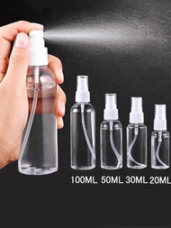 1入組塑膠香水分配器,簡約風透明便攜香水噴霧瓶適合旅行