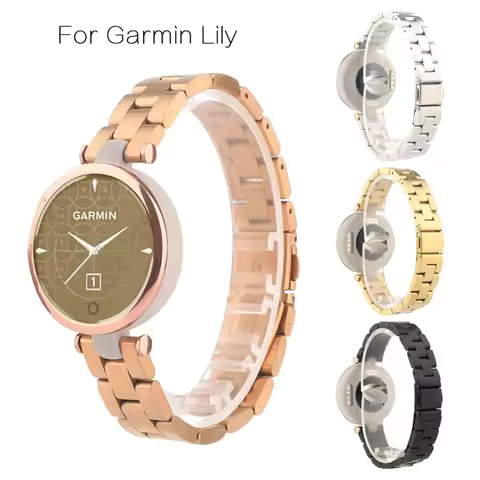 For Garmin Lily Strap Stainless Steel Bracelet For Garmin Lily Smart Watch Band Wristband Replacemen