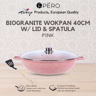 Pero Wok Pan 40 cm Biogranite + Free spatula
