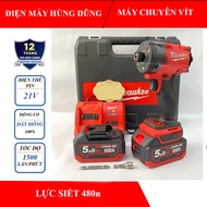 Máy chuyên vít MILWAUKEE M18 2855 lực siết 480Nm chân pin thông dụng
